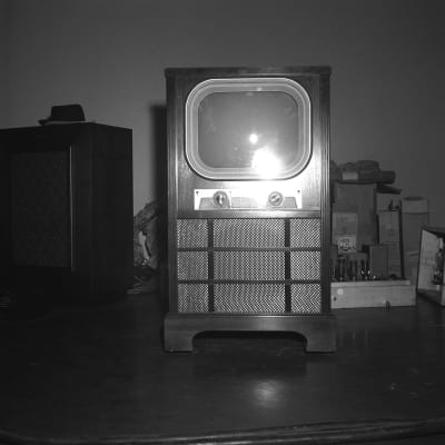 en gammal tv