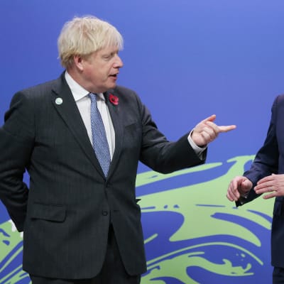 Boris Johnson ja Sauli Niinistö.