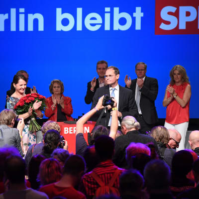 Socialdemokraterna fortsätter som det största partiet i Berlin.