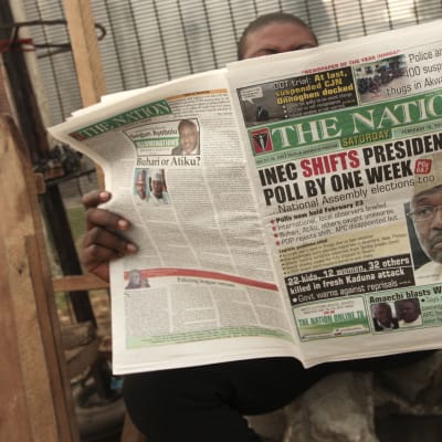 Miljoner nigerianer fick veta om det överraskande beslut då de öppnade sin morgontidning