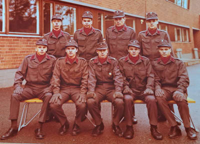 Militärer i Kuuskajaskari i början på 1970-talet.