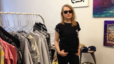 Kristina Karlsson är ledare för projektet Modespårvagnen (Muotiratikka).