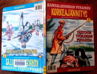 Korkeajännitys-seriemagasinets serie om inbördeskriget 1918 ur såväl de rödas som de vitas synvinkel.