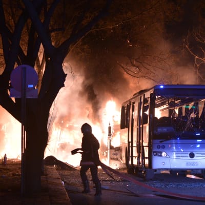 Bombexplosion i Ankara.