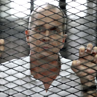 Fängslade al-Jazeera-journalisten Peter Greste