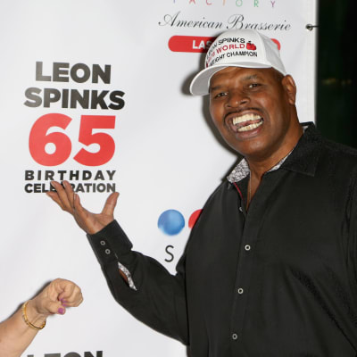 Nyrkkeilyn raskaansarjan ex-maailmanmestari Leon Spinks 65-vuotissyntymäpäivillään vuonna 2018.