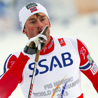 Petter Northug under 4x10 km i Falun 2015
