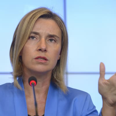 EU:s utrikespolitiska representant Federica Mogherini i Luxemburg den 5 september 2015.