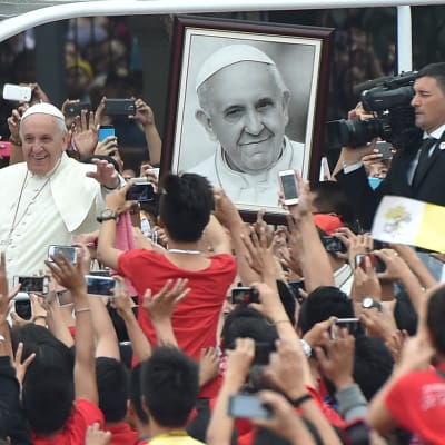 Påven i Manila.