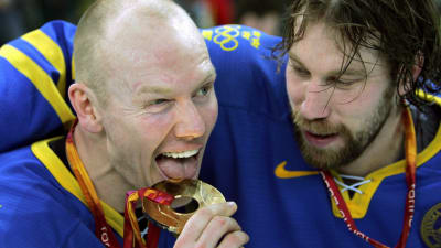 Mats Sundin och Peter Forsberg, OS 2006.