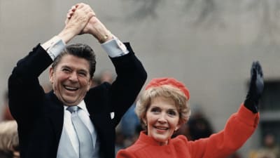 Ronald reagan med Nancy Reagan 1981. 