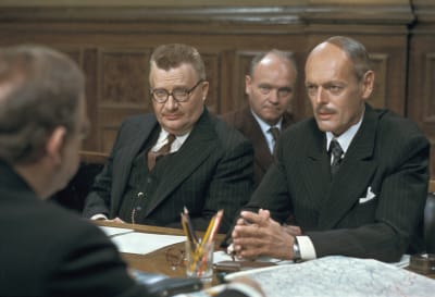 Leif Wager presidentti Rytinä "Sodan ja rauhan miehissä" 1978.