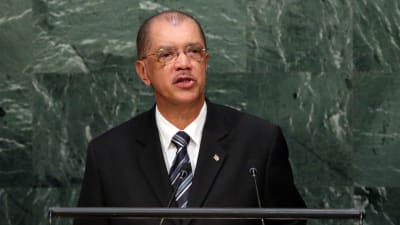 President James Michel talade vid FN:s generalförsamling i september