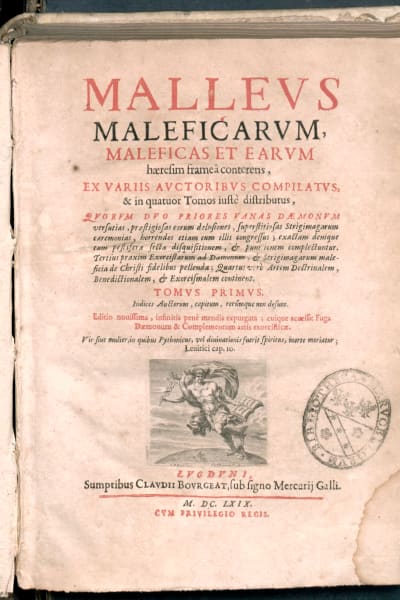 Titelbladet på Häxhammaren, Malleus Maleficarum