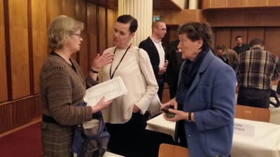 Birgitta Gran, Marit Feldt-Ranta och Elisabeth Helander.