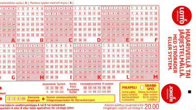 Lottokupong från 2006.