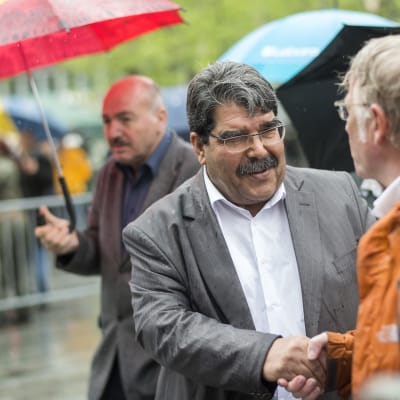Salih Muslim som ledde kurdernas Demokratiska unionsparti i Syrien, besökte Zürich år 2015 