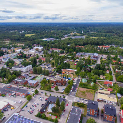 Helikopterbild av Karis