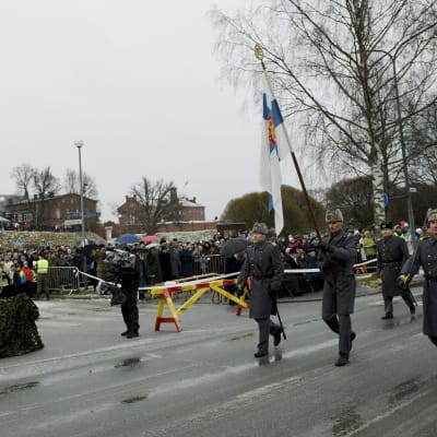 Försvarsmaktens självständighetsparad i Tavastehus den 6 december 2014.