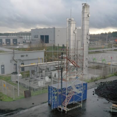 Gasumin biokaasulaitos Kujalan jätekeskuksessa Lahdessa