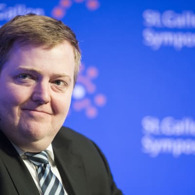 Sigmundur Davíð Gunnlaugsson den 7 maj 2015.