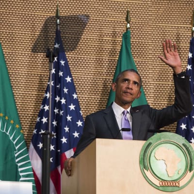 Barack Obama talade inför Afrikanska unionen