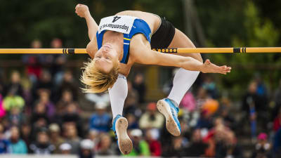 Linda Sandblom stod för finskt rekord i juni 2016.