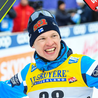 Iivo Niskanen knep en världscupseger i Lahtis den 29 februari.
