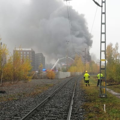 Tulipalo Turun Pansiontiellä.