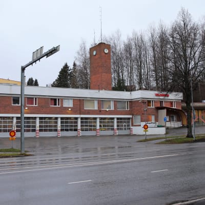 Etelä-Savon pelastuslaitoksen paloasema Savonlinnassa.