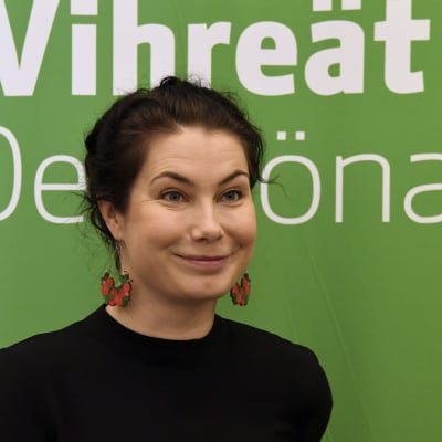 Riksdagsledamoten Emma Kari i Helsingfors den 23 oktober 2018