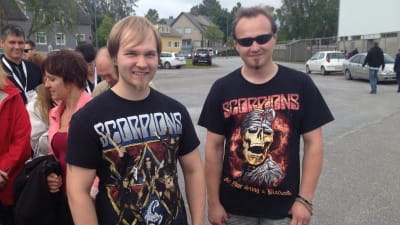 Toni Kokko och Mika Haahtikari från Uleåborg.