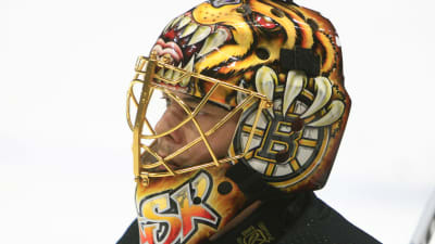 Tuukka Rask nobbar all star-matchen.