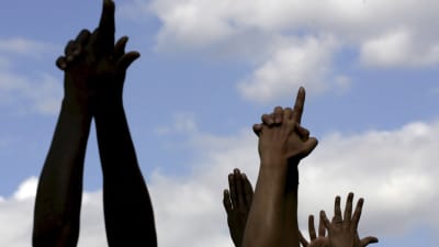 Yoga på den internationella fredsdagen i Nairobi