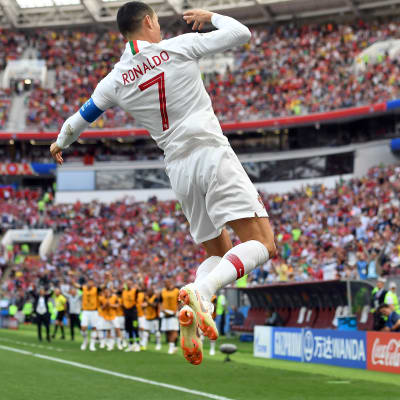 Ronaldo puski salamamaalin Marokkoa vastaan