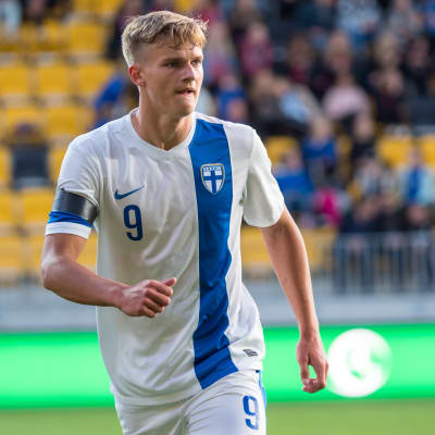 Marcus Forss, finländsk juniorlandslagsman i fotboll.