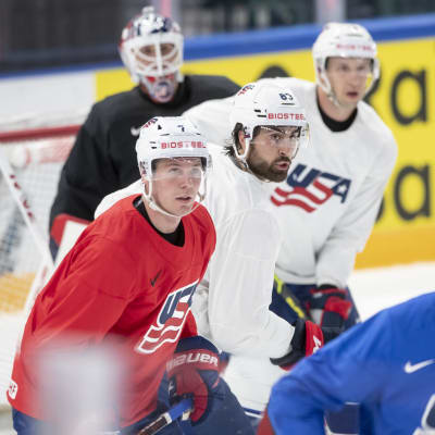 USA:n MM-joukkue harjoittelee Tampereella 2023.
