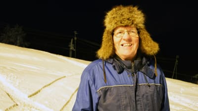 Matti Peltonen, alltiallo vid Påminne skidcenter.