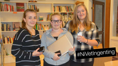 Pia Bussman, Melissa Ekström och Dinah Ahl.