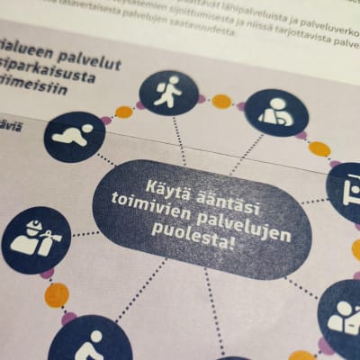 Äänioikeudesta kertova paperi.