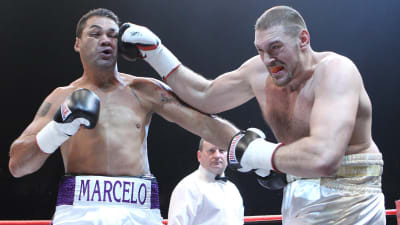 Marcelo Luiz Nascimento möptte Tyson Fury i London 2011. Och förlorade.