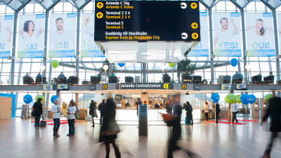 Arlanda flygplats.