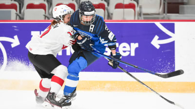 Michelle Karvinen spelar i Finlands landslag.