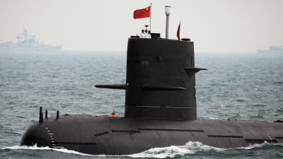 Kinesisk ubåt som deltog i marinens 60-årsfest år 2009