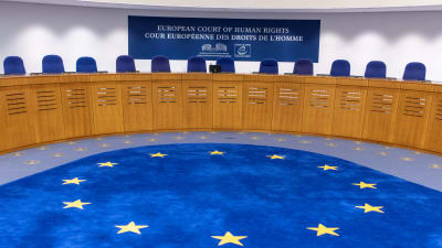 Europadomstolens rättssal.