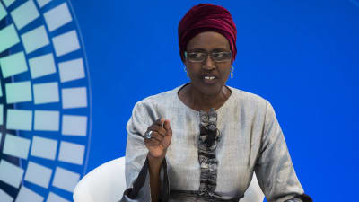 Winnie Byanyima, chef för FN:s program mot hiv och aids
