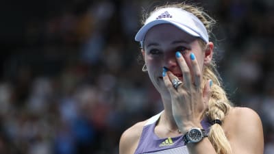 Caroline Wozniacki avslutade sin tenniskarriär.