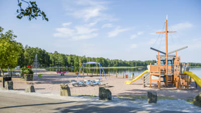 Bild på badtstranden.