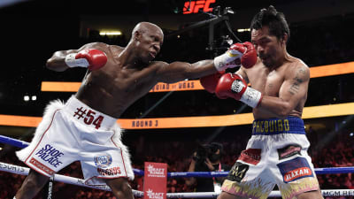 Manny Pacquaio boxades senast mot världsmästaren Yordenis Ugas i augusti i Las Vegas, en match som Pacquaio förlorade.