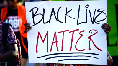 Kampanjen Black lives matter i USA.